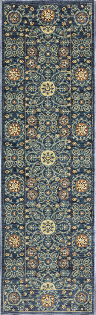 Oriental Weavers Francesca FR11B Blue/Rust Area Rug Runner Image