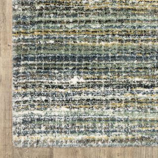Oriental Weavers Galileo GAL07 Green/Blue Area Rug Corner Image