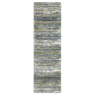 Oriental Weavers Galileo GAL07 Green/Blue Area Rug Runner Image
