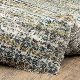 Oriental Weavers Galileo GAL07 Green/Blue Area Rug Backing Image