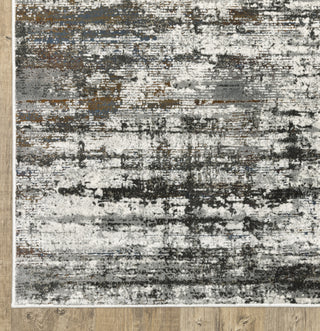 Oriental Weavers Gemini 4151U Charcoal/Grey Area Rug Corner Image