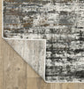 Oriental Weavers Gemini 4151U Charcoal/Grey Area Rug Backing Image