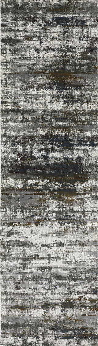 Oriental Weavers Gemini 4151U Charcoal/Grey Area Rug Runner Image