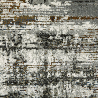 Oriental Weavers Gemini 4151U Charcoal/Grey Area Rug Close-up Image