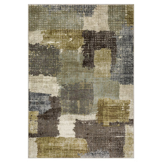Oriental Weavers Gemma GEM01 Green / Brown Area Rug main image