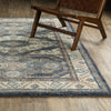 Oriental Weavers Gemma GEM02 Blue / Rust Area Rug Lifestyle Image Feature