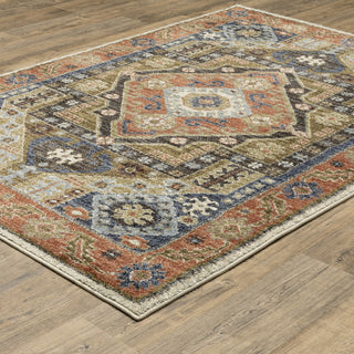 Oriental Weavers Gemma GEM03 Rust / Blue Area Rug Alternate Image