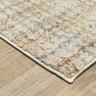Oriental Weavers Gemma GEM05 Rust / Green Area Rug Corner Image