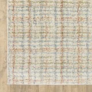 Oriental Weavers Gemma GEM05 Rust / Green Area Rug Corner Image