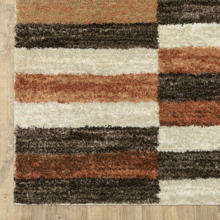 Oriental Weavers Gemma GEM10 Multi / Brown Area Rug Corner Image