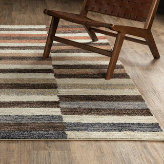 Oriental Weavers Gemma GEM10 Multi / Brown Area Rug Lifestyle Image Feature