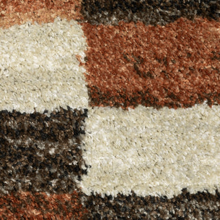 Oriental Weavers Gemma GEM10 Multi / Brown Area Rug Close-up Image