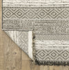 Oriental Weavers GILLIAN 1622E Beige/ Black Area Rug Backing Image