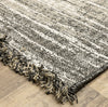 Oriental Weavers GILLIAN 502J4 Beige/ Black Area Rug Corner Image