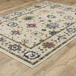 Oriental Weavers Hastings HA01W Ivory/Multi Area Rug