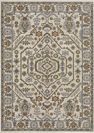 Oriental Weavers Hastings HA02I Ivory/Green Area Rug