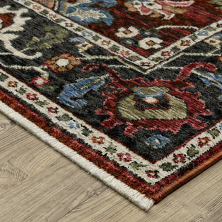 Oriental Weavers Hastings HA03V Red/Multi Area Rug