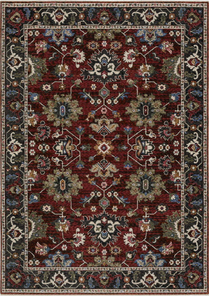 Oriental Weavers Hastings HA03V Red/Multi Area Rug