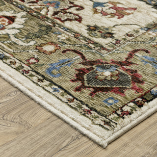 Oriental Weavers Hastings HA03W Ivory/Green Area Rug