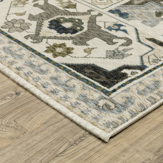 Oriental Weavers Hastings HA04U Ivory/Blue Area Rug