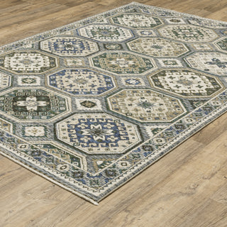 Oriental Weavers Hastings HA05H Ivory/Blue Area Rug