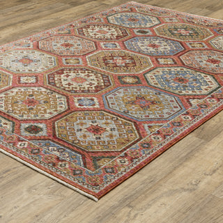 Oriental Weavers Hastings HA05R Pink/Multi Area Rug