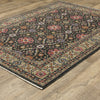 Oriental Weavers Hastings HA07D Charcoal/Pink Area Rug