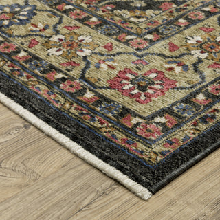 Oriental Weavers Hastings HA07D Charcoal/Pink Area Rug