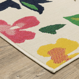 Oriental Weavers Havana HAV02 Ivory/ Multi Area Rug Corner Image