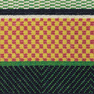 Oriental Weavers Havana HAV03 Green/ Navy Area Rug Close-up Image