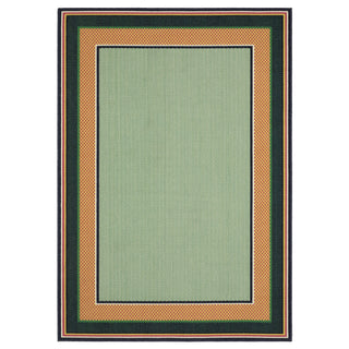 Oriental Weavers Havana HAV03 Green/ Navy Area Rug main image
