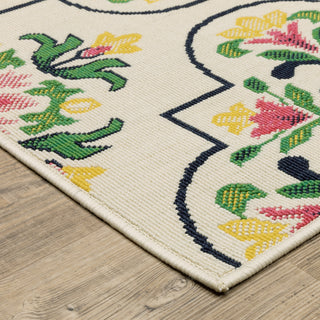 Oriental Weavers Havana HAV04 Ivory/ Multi Area Rug Corner Image
