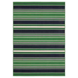 Oriental Weavers Havana HAV05 Green/ Navy Area Rug main image