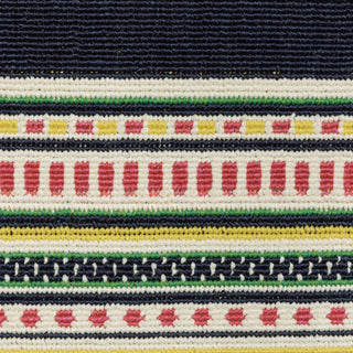 Oriental Weavers Havana HAV06 Navy/ Multi Area Rug Close-up Image