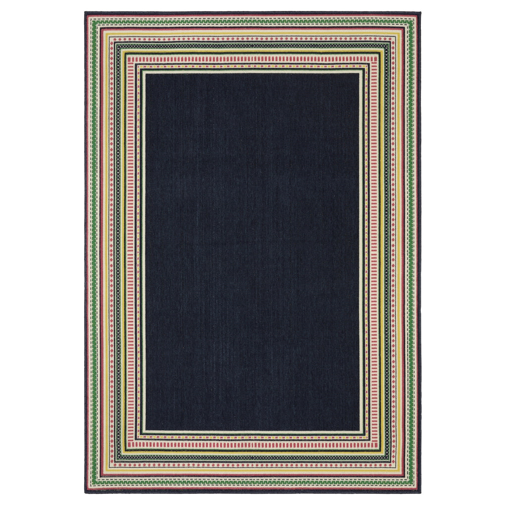 Oriental Weavers Havana HAV06 Navy/ Multi Area Rug main image