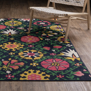 Oriental Weavers Havana HAV09 Navy/ Multi Area Rug Lifestyle Image Feature