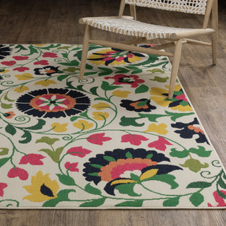 Oriental Weavers Havana HAV10 Ivory/ Multi Area Rug Lifestyle Image Feature