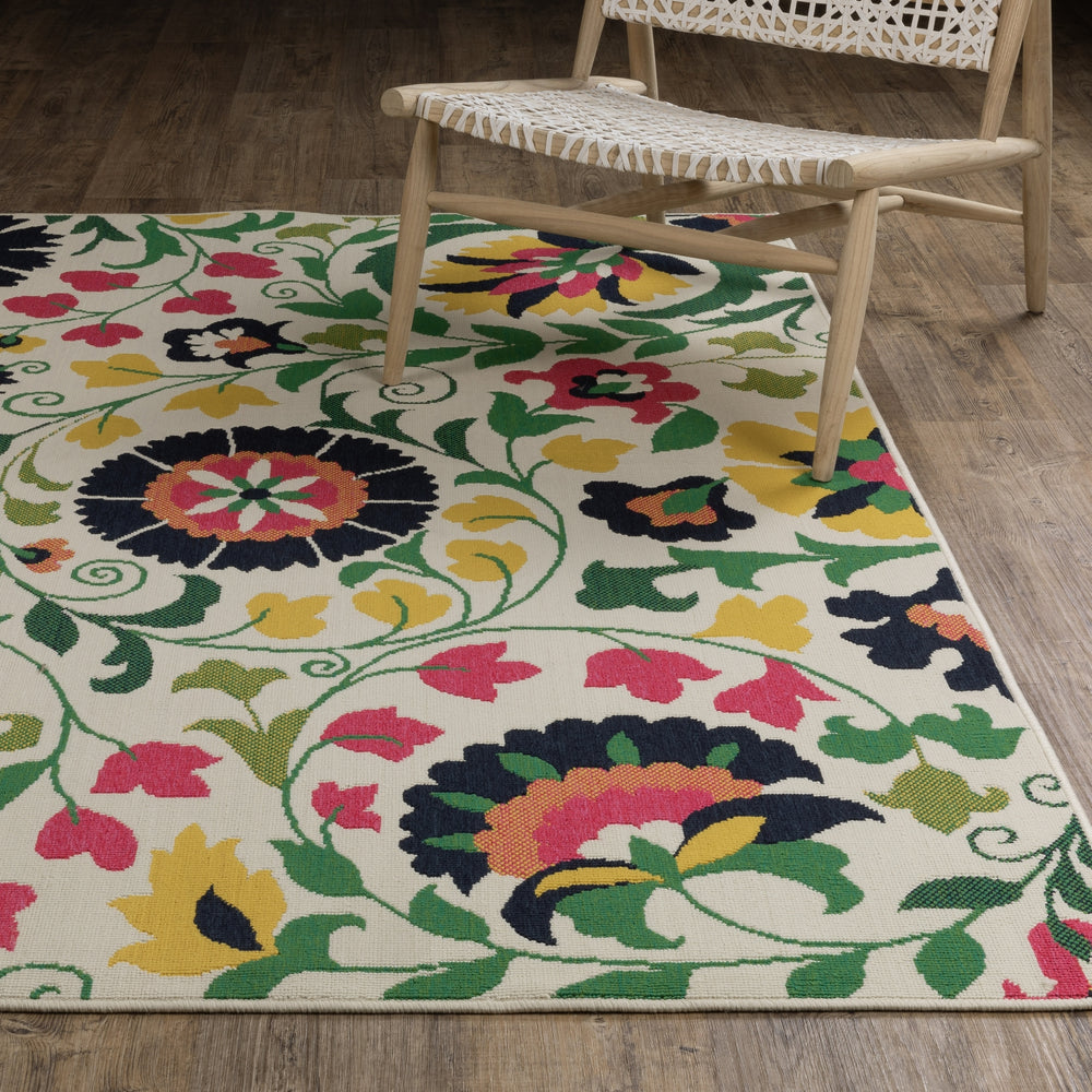 Oriental Weavers Havana HAV10 Ivory/ Multi Area Rug Lifestyle Image Feature