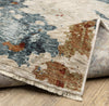 Oriental Weavers HAYDEN HAY01 Beige/ Multi Area Rug Backing Image