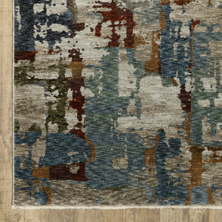 Oriental Weavers HAYDEN HAY02 Beige/ Multi Area Rug Corner Image