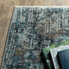 Oriental Weavers HAYDEN HAY03 Blue/ Beige Area Rug Corner Image