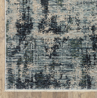 Oriental Weavers HAYDEN HAY04 Beige/ Blue Area Rug Corner Image