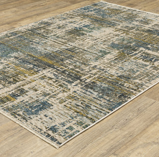 Oriental Weavers HAYDEN HAY05 Blue/ Gold Area Rug Alternate Image