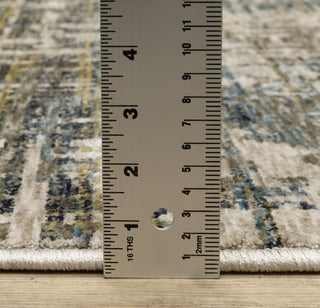 Oriental Weavers HAYDEN HAY05 Blue/ Gold Area Rug Pile Image