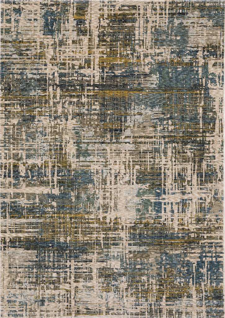 Oriental Weavers HAYDEN HAY05 Blue/ Gold Area Rug main image