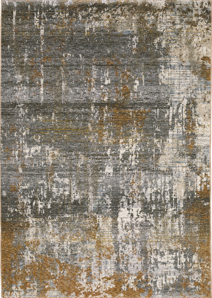 Oriental Weavers HAYDEN HAY06 Grey/ Rust Area Rug main image