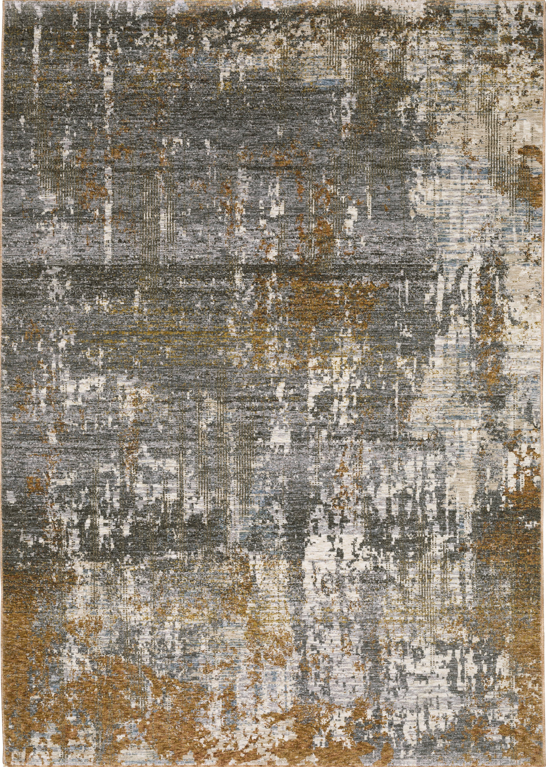 Oriental Weavers HAYDEN HAY06 Grey/ Rust Area Rug main image