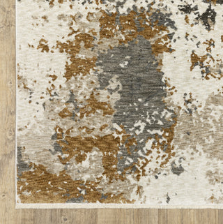 Oriental Weavers HAYDEN HAY10 Beige/ Rust Area Rug Corner Image