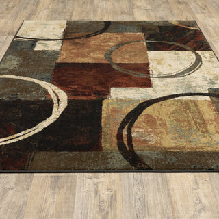 Oriental Weavers Hudson 2544B Brown/Black Area Rug Alternate Image