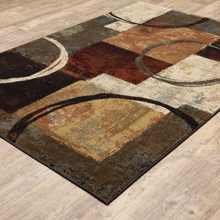 Oriental Weavers Hudson 2544B Brown/Black Area Rug Alternate Image